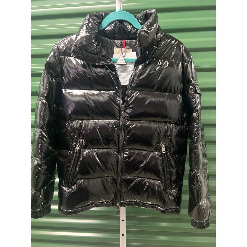 Moncler “Lucie” Shiny Black Down Puffer Jacket – Size 1 (Small)